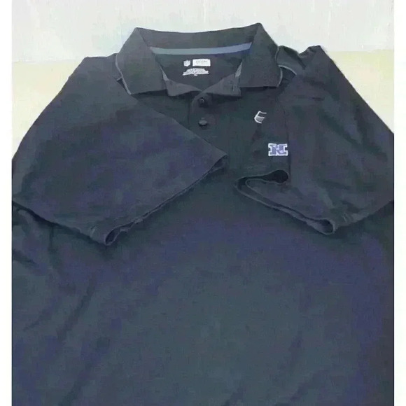 Seattle Seahawks NFL Licensed Team Apparel Logo Football Polo Shirt Blue Mens XL - Picture 11 of 16